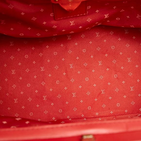 Louis Vuitton Angenieux Suhari Leather Geranium Red PM Handbag - Picture 5 of 8